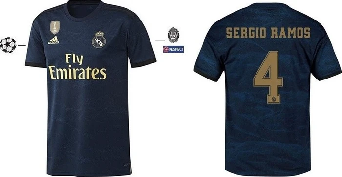 adidas Real Madrid Sergio Ramos 4 2019 Auswärtstrikot