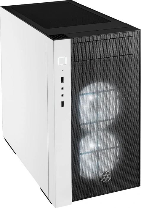 SilverStone Redline Series RL08, weiß/schwarz, Glasfenster