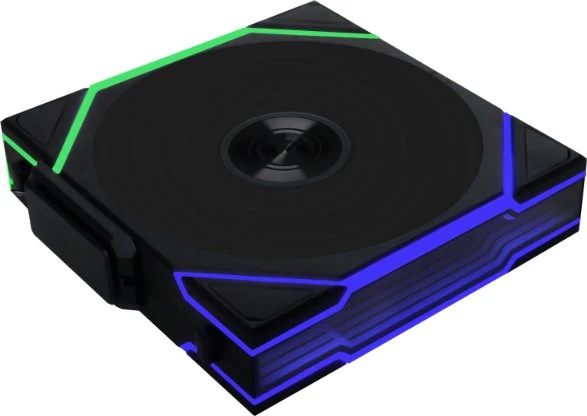 Lian Li Uni Fan TL LCD Wireless 140 RGB Reverse Blade, schwarz, LED-Steuerung, 140mm