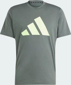 adidas Train Essentials Feelready Logo Funktionsshirt kurzarm legend ivy/green spark (Herren)