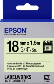 Epson LK-5ZBU Beschriftungsband, 18mm, schwarz/gelb