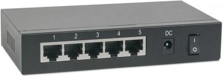 Intellinet Desktop Gigabit Switch, 5x RJ-45, 68W PoE+ PD