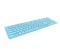 Rapoo E9700M Multi-mode Wireless Ultra-slim Keyboard blau, USB/Bluetooth, DE Vorschaubild