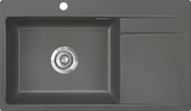 systemceram Stema 86 SL F Einbau Becken links lava