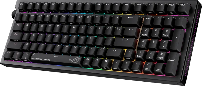 ASUS ROG Strix Morph 96 Wireless, schwarz, ROG NX SNOW V2, USB/Bluetooth, DE