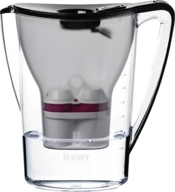 BWT Aqualizer 2.7l Tischwasserfilter inkl. 2 Kartuschen schwarz