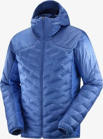 Salomon Outline Down Hoodie Funktionsjacke navy peony/nautical blue (Herren)