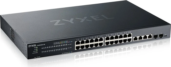 Zyxel XMG1930 Rackmount 2.5G Smart Switch, 28x RJ-45, 2x SFP+