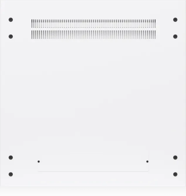 Ubiquiti 12U Rack Cabinet, 19" Wandgehäuse 12HE, Glastür, weiß, 600mm tief