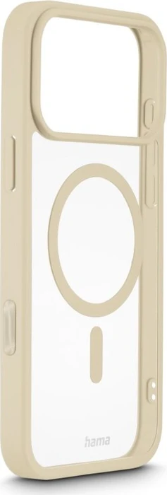 Hama Handyhülle Frame Protect magnetisch für Apple iPhone 17 Pro Max transparent/beige