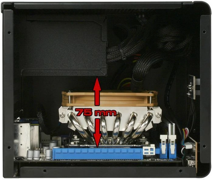 Cooltek Coolcube Mini schwarz, Mini-ITX