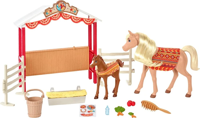 Mattel Spirit Untamed - Stallfreunde Spielset