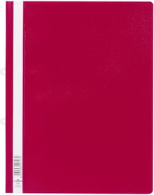 Durable Sichthefter opak, A4+, dunkelrot/transparent