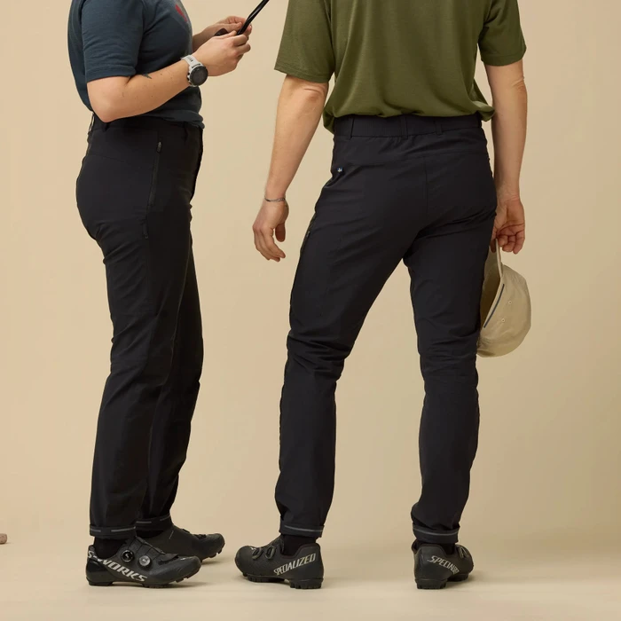 Fjällräven Hoja Hybrid Fahrradhose lang schwarz (Herren)