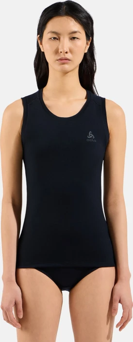 Odlo Natural Merino 160 Crew Funktionsshirt ärmellos schwarz (Damen)