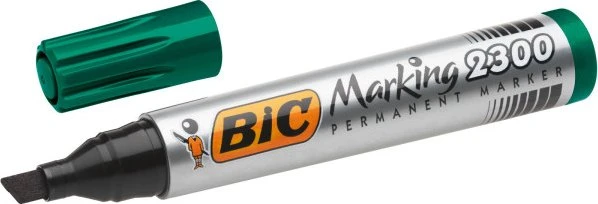 BIC Marking 2300 ECOlutions Permanentmarker Keilspitze 3.7-5.5mm grün