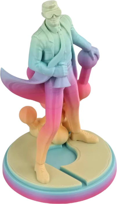 Polymaker Panchroma PLA Gradient Satin, Rainbow, Spule, 1.75mm, 1.00kg
