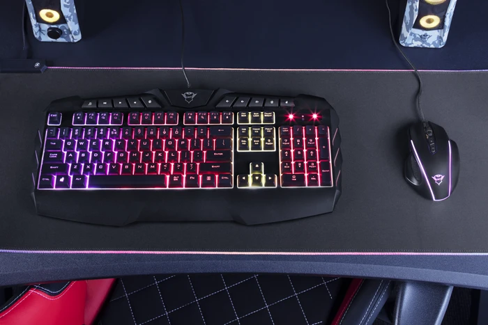 Trust Gaming GXT 881 Odyss, LEDs RGB, USB, DE