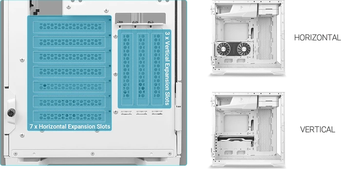 Antec P120 Crystal, weiß, Glasfenster