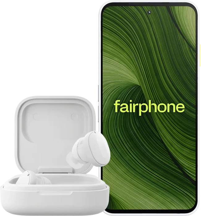 Fairphone (Gen. 6) inkl. Fairbuds V2 Cloud White