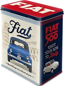 Nostalgic Art Retro Fiat 500 - Good things are ahead of you Aufbewahrungsbehälter 3l