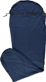 Meru Micro-Fleece Mummy Liner Hüttenschlafsack navy