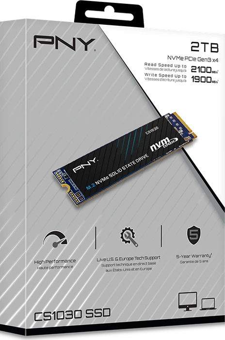 PNY CS1030 2TB, M.2 2280 / M-Key / PCIe 3.0 x4