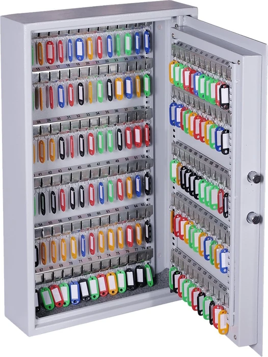 Olympia Olymp GOsafe 50C Schlüsseltresor, grau, Schlüsselschloss/elektronisches Zahlenschloss