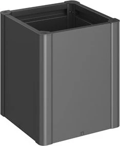 Biohort Pflanzbeet Belvedere 50Midi Hochbeet 53x53cm dunkelgrau-metallic