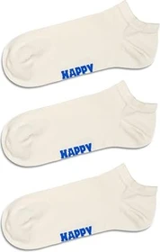 Happy Socks Solid Low Socken weiß, 3 Paare
