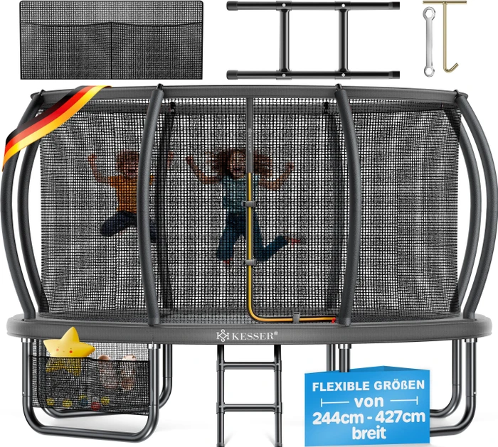 Kesser Outdoor 244cm Trampolin anthrazit