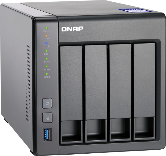QNAP Turbo Station TS-431X2-2G, 2GB RAM, 1x SFP+ 10Gb/s, 2x RJ-45 1000Base-T