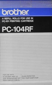 Brother PC-104RF Thermotransferrolle, 4 Rollen