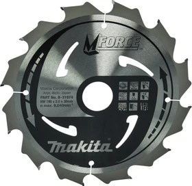 Makita M-Force Kreissägeblatt 12Z, 190x2x30mm, 1 Stück