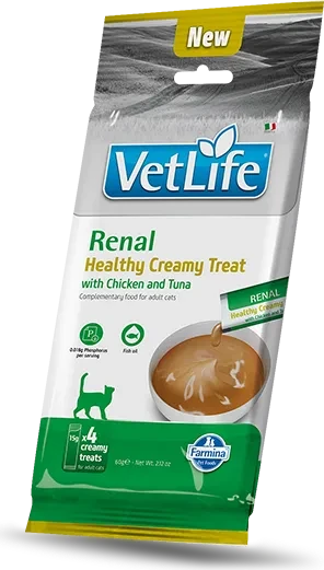 Farmina Vet Life, Renal Cream, mit Huhn und Thunfisch, 60g