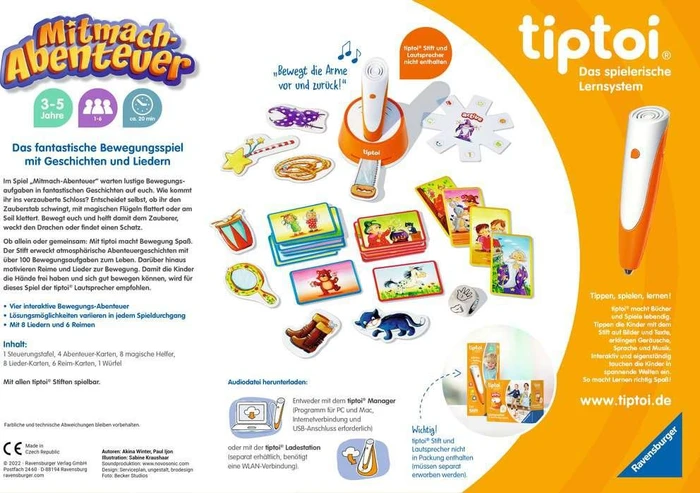 Ravensburger tiptoi Spiel: Active Mitmach-Abenteuer
