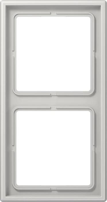 Jung Serie LS 990 Rahmen 2-fach, lichtgrau