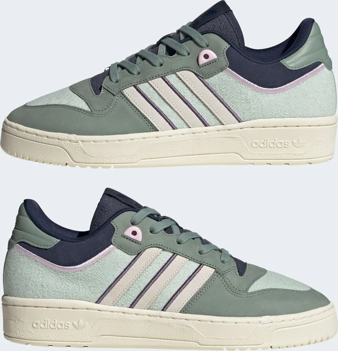 adidas Rivalry Low 86 linen green/cream white/silver green