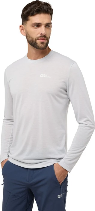 Jack Wolfskin Vonnan Funktionsshirt langarm cool grey (Herren)