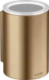 Hansgrohe Axor Universal Circular Zahnputzbecher mit Halter brushed bronze