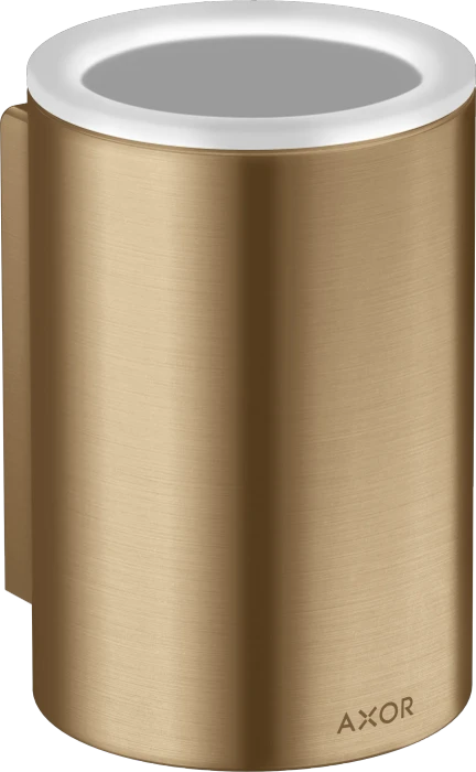 Hansgrohe Axor Universal Circular Zahnputzbecher mit Halter brushed bronze
