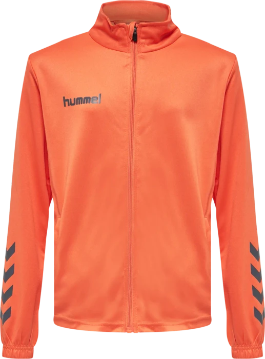 hummel Promo Poly Trainingsanzug nasturtium/ombre blue (Junior)