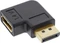 InLine DisplayPort [Buchse] auf Displayport [Stecker] Adapter rechts gewinkelt Vorschaubild