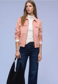 Street One Kurze Veloursjacke Jacke light apricot (Damen)