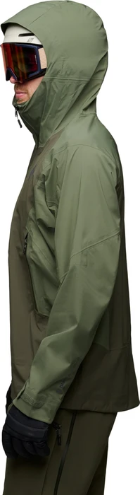 Black Diamond Recon LT Stretch Shell Skijacke tundra/dark moss (Herren)