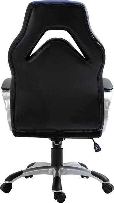 CLP Foxton Kunstleder Gamingstuhl, schwarz/blau