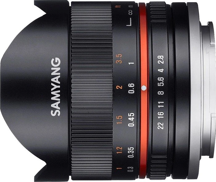 Samyang 8mm 2.8 UMC Fisheye II für Canon EF-M schwarz