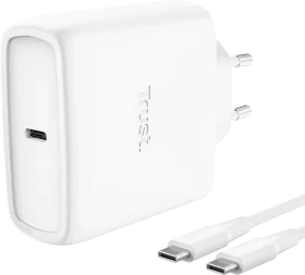 Trust Maxo USB-C-Ladegerät GaN 65W weiß