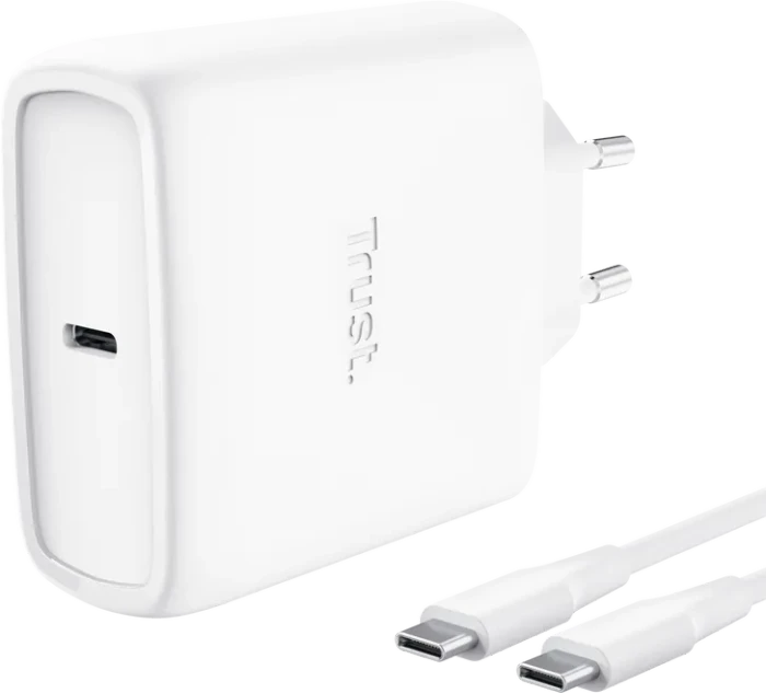 Trust Maxo USB-C-Ladegerät GaN 65W weiß
