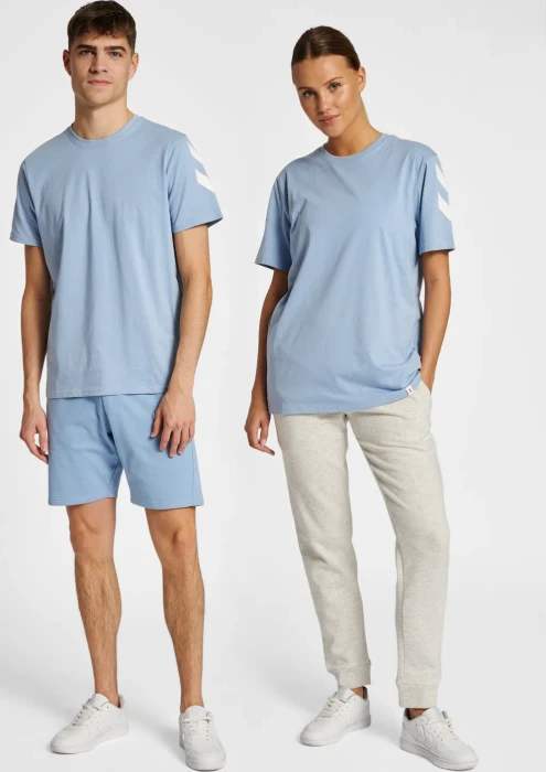 hummel Legacy Chevron T-Shirt kurzarm ashley blue